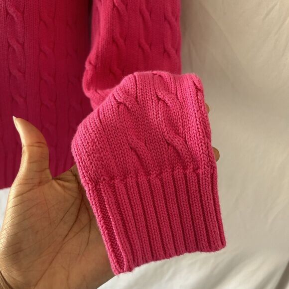 Ralph Lauren Sport 100% Cotton Cable Knit Sweater - Picture 5 of 13
